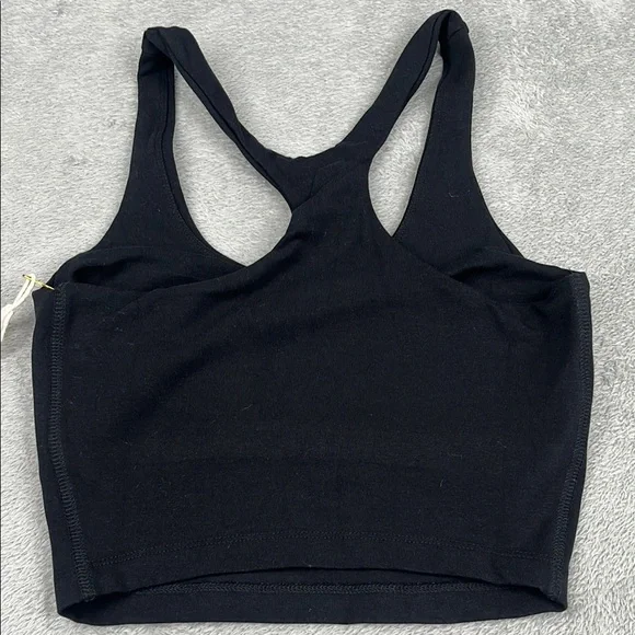 NEW MATE The Label XS Organic Cotton Stretch Black Tank, Midi Cropped Leggings - Picture 12 of 14